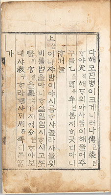 한글로 번역한 전염병 치료법