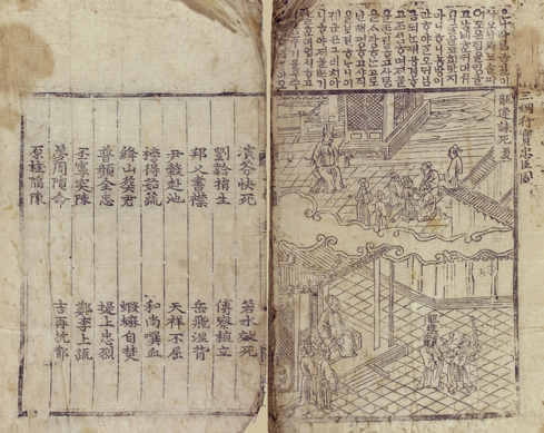 글을 모르는 백성들을 위해 펼쳐낸 그림책 《삼강행실도》