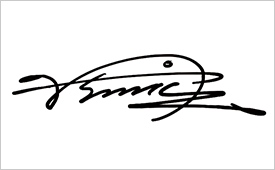 최귀성 디자이너가 디자인한 ‘박시윤’ 서명. 박의 비읍과 윤의 니은이 동그란 곡선으로 표현되어 있다.
