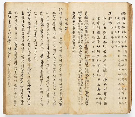 ‘소견법’의 한 페이지가 펼쳐져 있다.