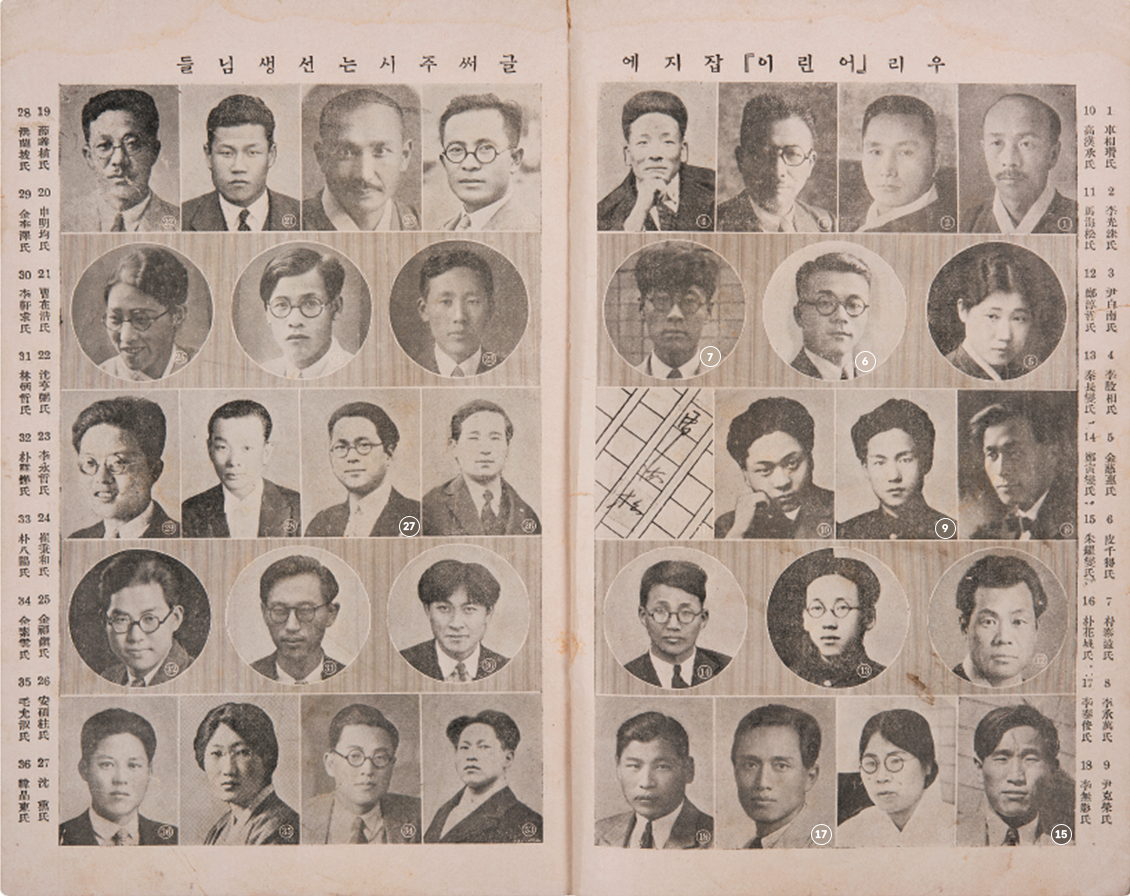 잡지 ‘개벽’ 31호에 실린 글 ‘새로 개척되는 동화에 관하여’ 지면 이미지다. 오른쪽에는 제목이 세로로 크게 배치되어 있고, 그 옆으로 필자명이 함께 표시되어 있다. 본문은 한글과 한자가 섞인 세로쓰기 형태로 빼곡하게 구성되어 있다.