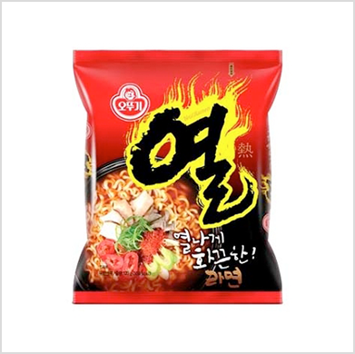 강병인 작가가 쓴 ‘열라면’ 로고